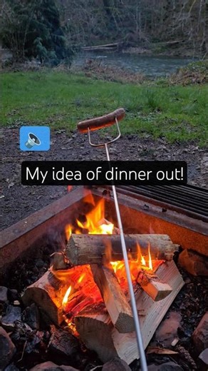 Nothing better than a campfire dinner on the river! 🥰 #camping #campfirecooking #riversounds