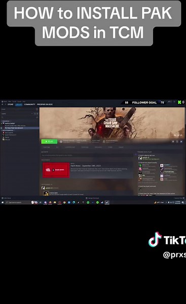 for educational purposes..HOW to INSTALL PAK MODS in TCM👻#texaschainsawmassacregame #tcm #tcmmods #howtoguide #educationalpurposes #youtube #viral #fyp #mods #theghostface