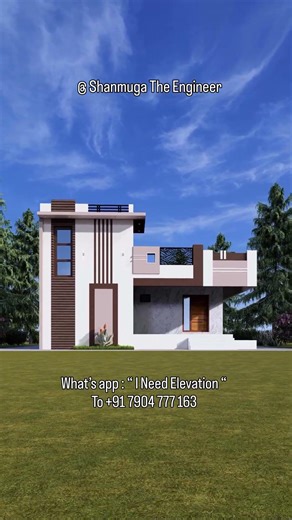 Unique Home Exterior Design – SketchUp Speed to Day / Night Render #home