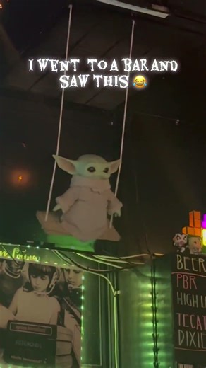 #babyyoda is litty 🤣💙 #starwars #barrescue