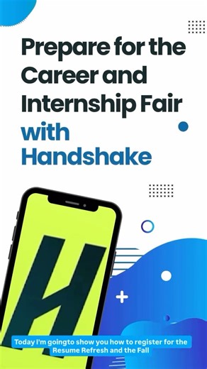 Center for Career & Leadership Development on Instagram: "🎯 Get career fair ready with Handshake! Preparing for the Fall Career & Internship Fair is made easy with Handshake 🤝 ✨ Here’s why you’ll love it: 📅 Register for events in just a few clicks 💼 Research employers before you meet them 🗺️ Use the map feature to plan your route and stay organized Take the stress out of prep and make the most of your fair experience. Start exploring on Handshake today! 💪 #ODU #ODUCCLD #CareerDevelopment #