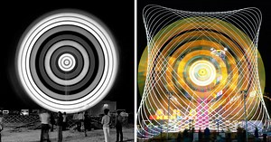 Long-Exposure Photos of Carnival Rides Over the Decades