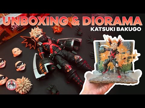 FULL POWER CLUSTER Diorama for Katsuki Bakugo | SHFiguarts | Unboxing | ASMR | My Hero Academia