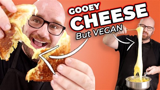 Making INCREDIBLY STRETCHABLE Vegan CHEESE - USING RICE!