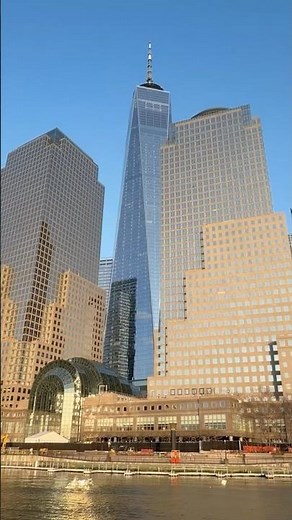 New York City Sunset 4K 🌅 Best Lower Manhattan View | One World Trade Center & Battery Park #nyc