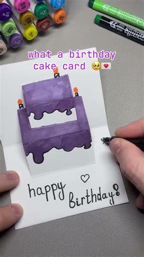 Pop-Up Card Template REVEALED! Make it Without a Printer #shortsvideo