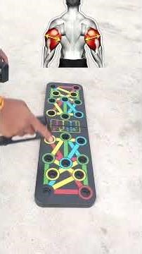 Push-Up Board Full Body Workout 🔥 Chest Triceps Shoulder Back Review #fitness #homeworkout #pushups