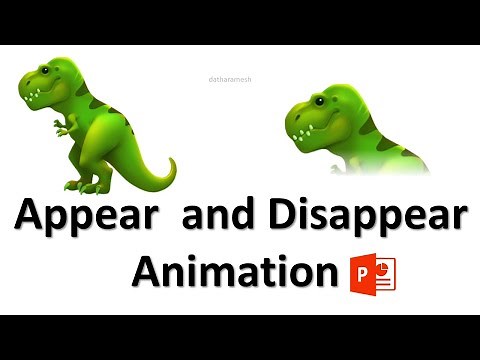 Appear and Disappear Animation On Click In PowerPoint