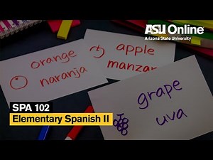 SPA 102 - Elementary Spanish II Course Overview