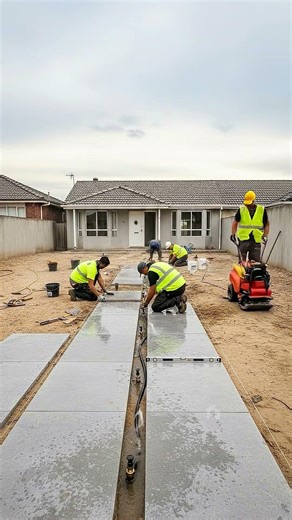 FRONT YARD RENOVATION | Stone pathways and micro fountains.