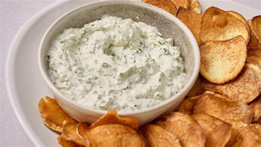 Dutch-Oven Kettle Chips With Onion Dip Recipe