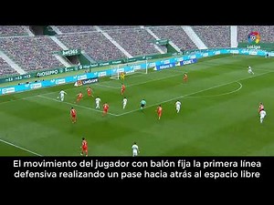 Importancia pase atrás en fútbol.