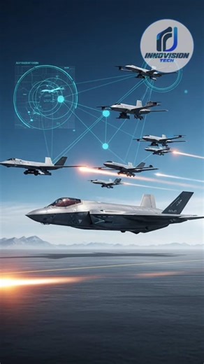 When Fighters Control Drones #trending #shortvideo #f35