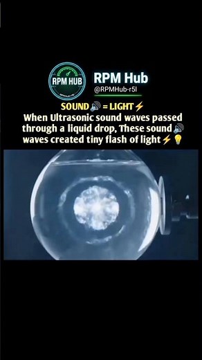 Sound Turns Into Light ⚡ | The Science of Sonoluminescence Explained