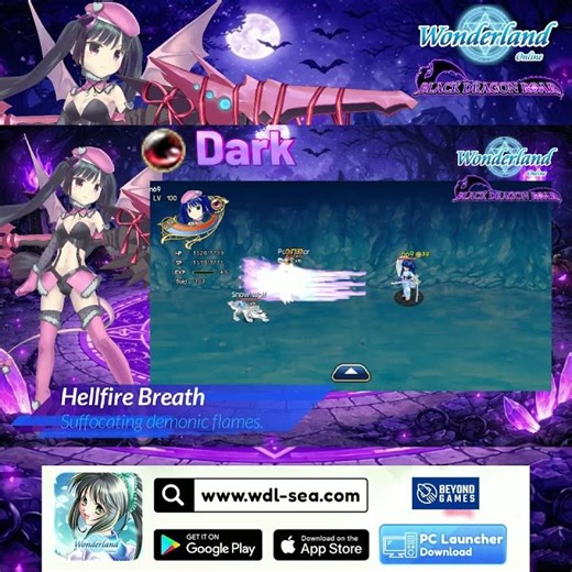 🔹Wonderland Online, Black Dragon Roar #shots