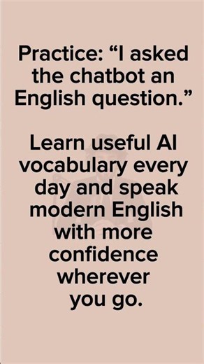 AI Vocabulary – Chatbot