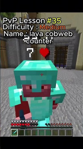 Minecraft PvP Lesson 35 #minecraft