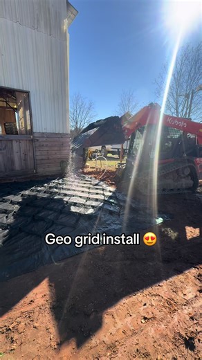 Mud season? Don’t know her 💅 | geo grid patio