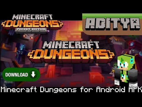 Minecraft Dungeons for Android! | Mastered YT Aditya | Minecraft Dungeons