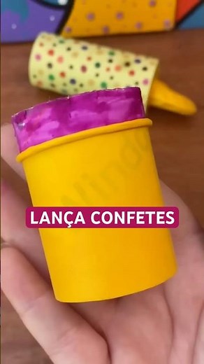 🎊 LANÇA CONFETES COLORIDO 🎉 #oliviaamaroartes