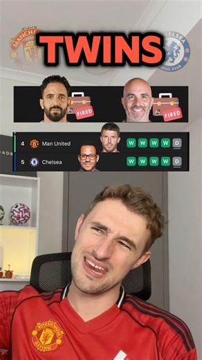 MAN UNITED & CHELSEA ARE COPY + PASTE THIS SEASON… WIN, LOSE, SACK, REPEAT 😭💀