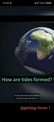 🌊 HOW TIDES ARE FORMED Definition: Tides are the regular rise and fall of sea levels caused mainly by the gravitational pull of the Moon and the Sun, along with the rotation of the Earth. CAUSES OF TIDES 1. Gravitational Pull of the Moon The Moon’s gravity pulls on the Earth’s oceans, causing water to bulge out on the side of Earth facing the Moon. At the same time, on the opposite side of the Earth, another bulge forms due to the inertia (outward force) of the water. 2. Gravitational Pull of t