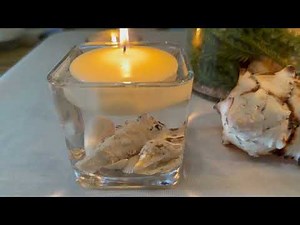 How To Make Coastal Floral and Shell Centerpiece