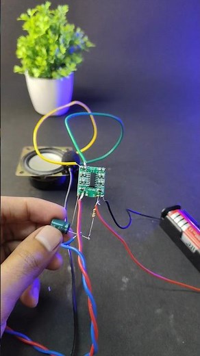 how to make mic speaker using PAM8403 module