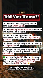 Amazing Facts About Famous Structures #facts #worldwide #fblifestyle | Time Facts