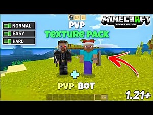 Best PvP Bot Mod For Minecraft PE 1.21 | Pvp Bot Addon Mcpe | PvP Bot Mod Mcpe 1.21.60+