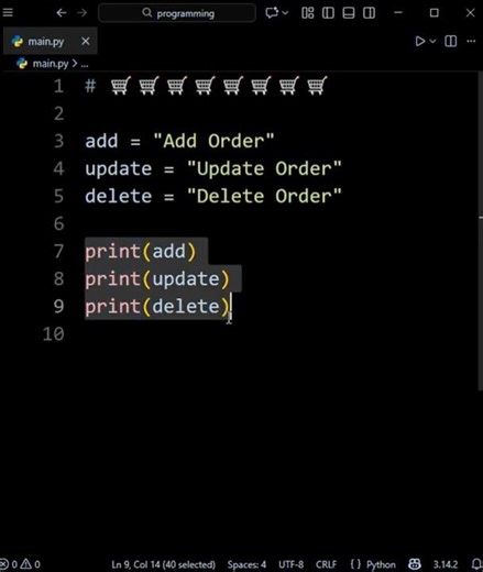 Don't Use Many print() in Python #python #coding #programming