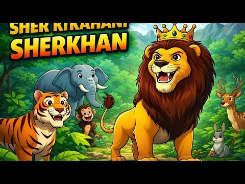 Sherkhan Ki Kahani 🔥 | Jungle Ka Raja | Cartoon Video in Hindi