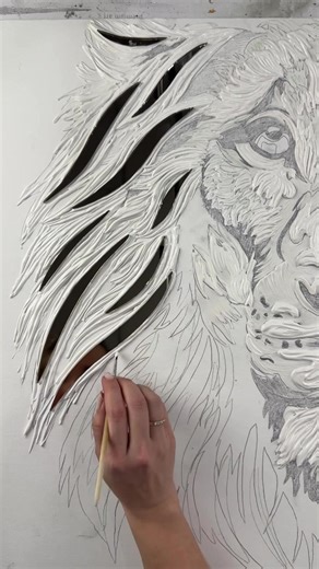 Fluid Art Mirror Paintings & Bas-relief Interior Art