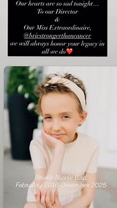 🕊️ In Loving Memory of Brielle Bird 🕊️ With broken hearts, we share that our beautiful Brielle Bird has passed away. Brielle was more than a nominee, more than a titleholder — she became part of our Miss Extraordinaire family forever. Brielle’s courage, light, and spirit touched every single one of us. She reminded the world what true strength looks like and showed us that impact is not measured in time, but in love, resilience, and the way a soul changes others simply by being here. Brielle w