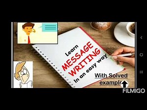 MESSAGE WRITING || FORMAT || CLASS 10TH || CLASS 6 TO 10|| EASY WAY
