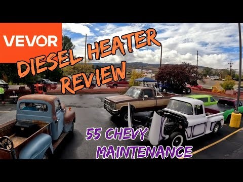 55 Chevy ignition disaster and maintenance (Vevor Diesel Heater)