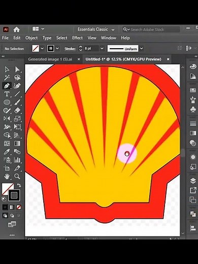 Logo Vector Tracing in Adobe #illustrator #art #tutorial