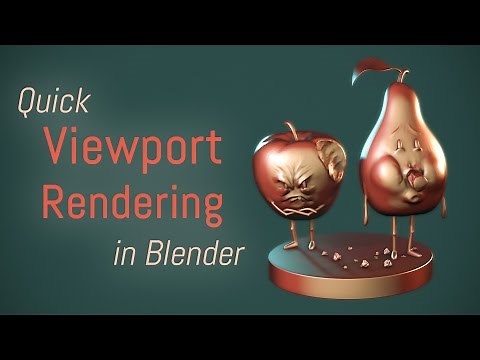 Quick Viewport Rendering in Blender (Tutorial EN)