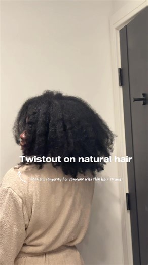 Actually lasted 6 days but forgot to film. Not surprised about this longevity because I only used @BREAD BEAUTY hair cream and my Ayurvedic hair growth oil to install 14 twisted sections. It wasn’t about hold for me, I loved the fluffy, effortless volume. I just let my hair do its thing lol ➰ Still prefer braids out tho. Only because of it’s longevity and the definition it creates 😍 #hairtok #twistoutonnaturalhair #twistout #type4hair #ugcniambi