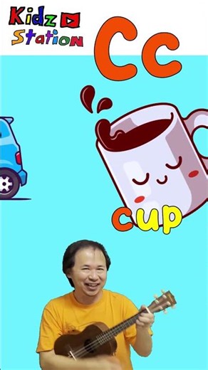 Letter C | Cat, Car, Cup, Cake | Phonics for Kids #kidzstation #shorts