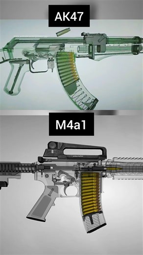 AK-47 va M4A #shortvideo #shorts