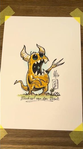 Traditional artwork creature design. All rights reserved @ Michael van den Bosch