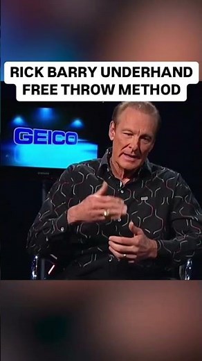 Rick Barry Unveils the Underhand Free Throw Method #shorts #sports #nba #nbafinals #basketball #aba