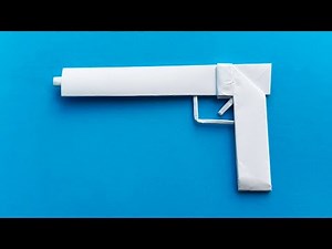 Glock pistol craft | How to fold a paper gun | Paper guns