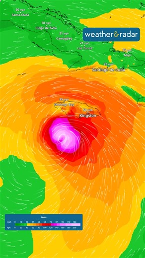 Hurricane #Melissa is slowly turning towards #Jamaica. It will bring devastating weather later tonight and Tuesday. | Weather & Radar International