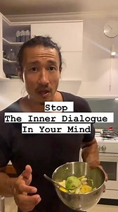 Whenever you find that you have constant inner dialogue, and it won’t stop, bring your attention to your breath as you inhale through your nose, exhale through your mouth and relax your body. Focus on feeling the body. Repeat this as many times as you need and your mind will slow down more and more. | Mike Chang