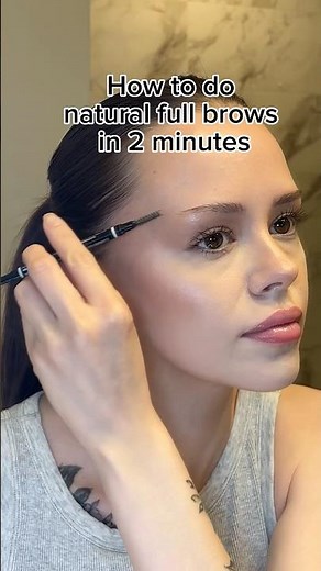 NYX Brow Pencil - Ash Brown ✨#brows #makeup #tutorial #browsonfleek #browstutorial
