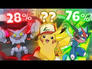 KTÓRY POKEMON ASHA BYŁ NAJSKUTECZNIEJSZY? | WIN RATE WSZYSTKICH POKEMONÓW ASHA
