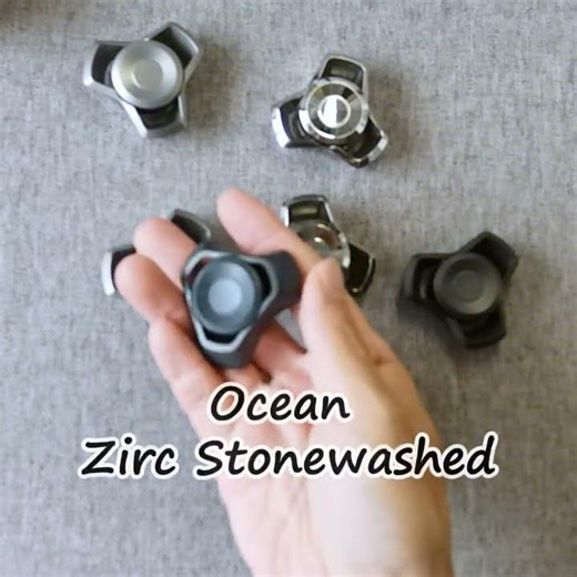 [FeiFei Edc] Spinner Ocean - ss, ti, zirc, cu #fidgetspinner #fidgettoys