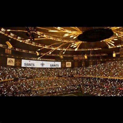 NEW ORLEANS SAINTS TEAM ENTRANCE #madden26 #gameplay #whodatnation #football #maddenclips #nfl